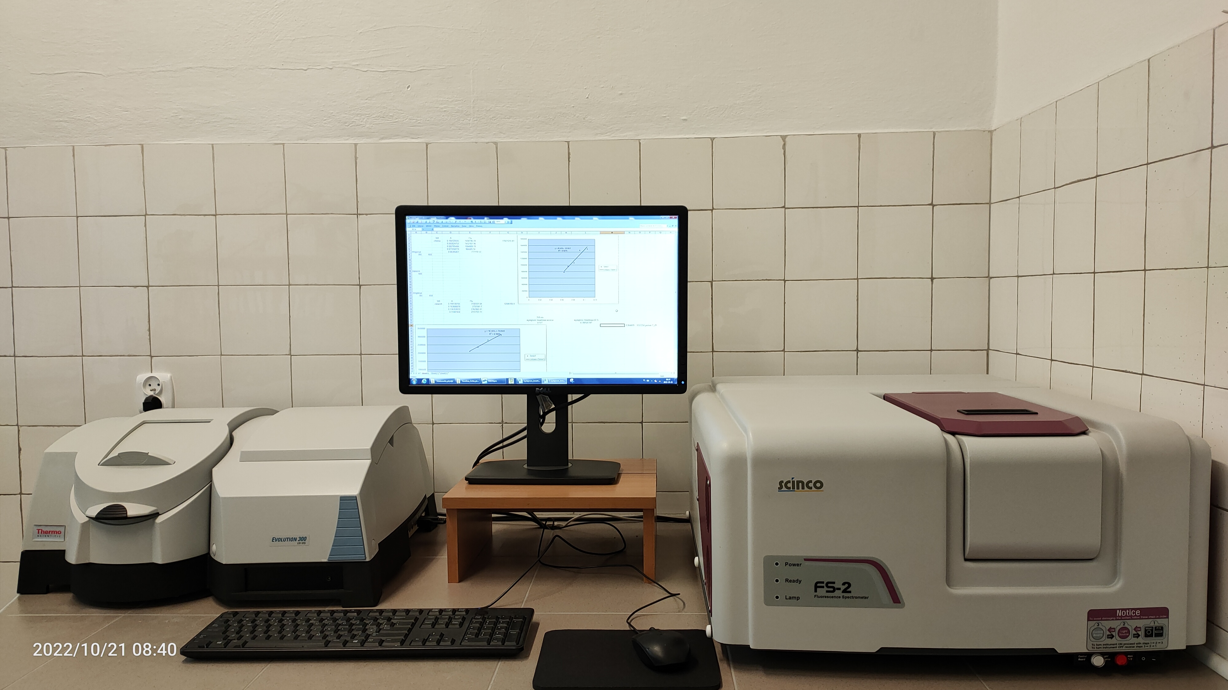 Fluorescence Spectrometer Scinco FluoroMate FS2 Infrastructure database